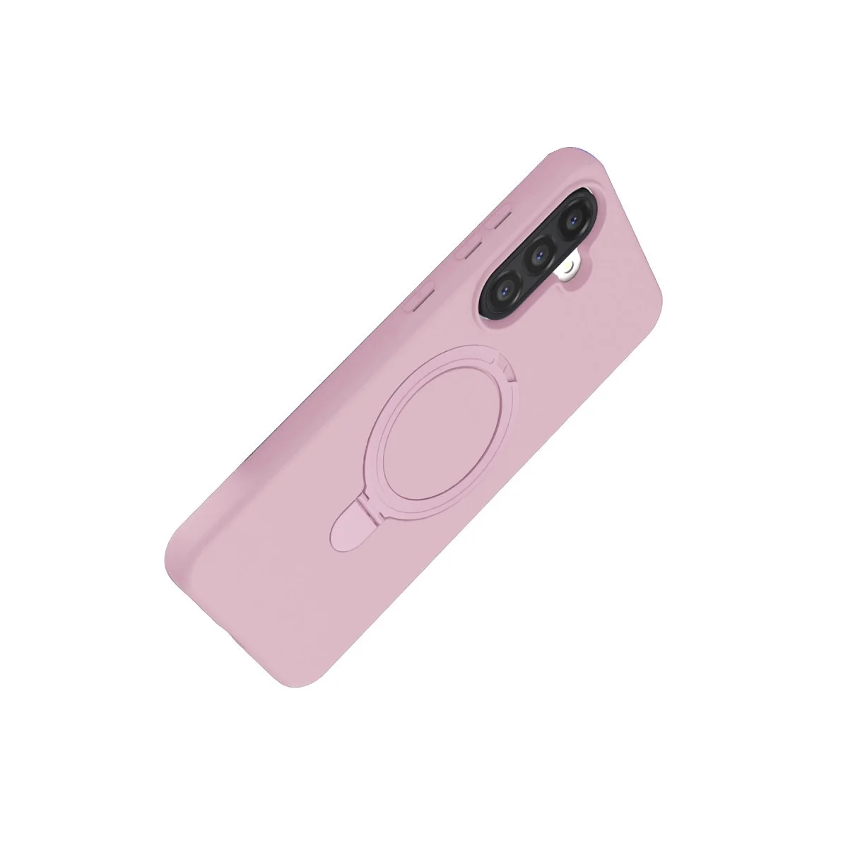 Samsung Galaxy A26 Regal Magsafe Standlı Kapak - Açık Pembe görsel 4