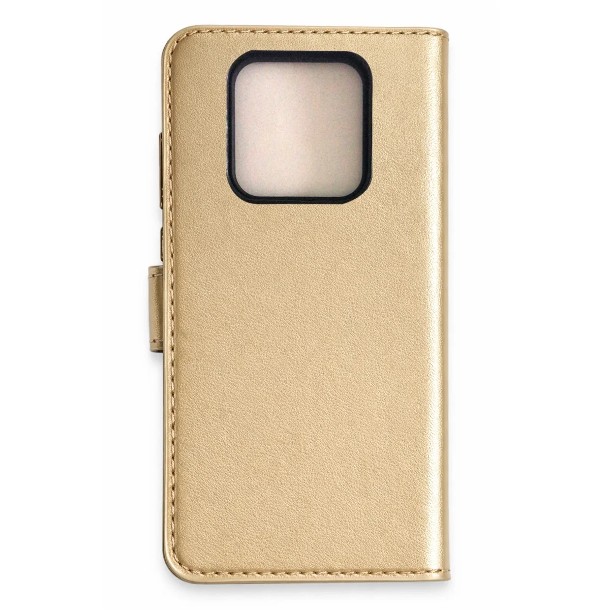 Tecno Camon 16 Prime Trend S Plus Kapaklı Kılıf - Gold