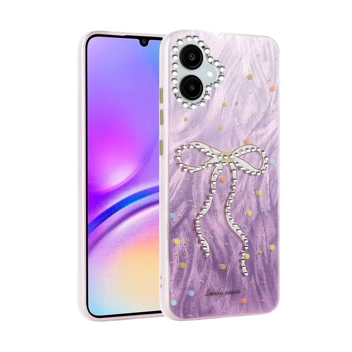 Samsung Galaxy A06 Kılıf Blade Aynalı Desenli Kapak - Desen 1