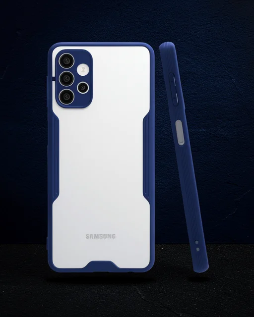 Samsung Galaxy A72 Kılıf Platin Silikon - Lacivert