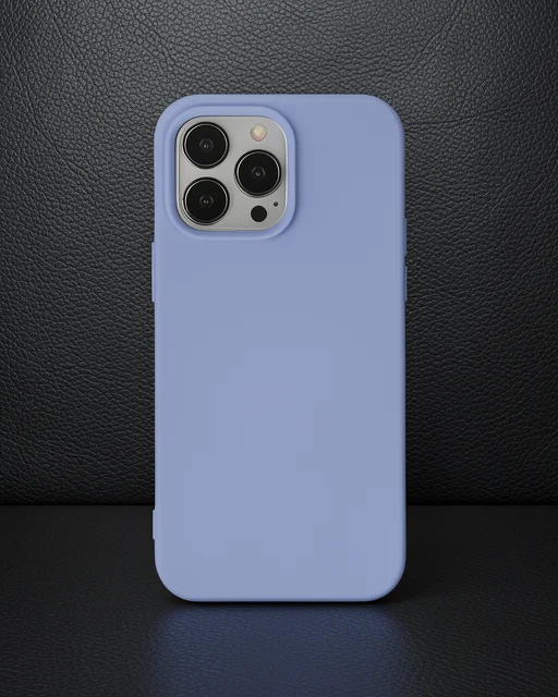 Apple İphone 14 Pro Kılıf Nano İçi Kadife Silikon - Lila