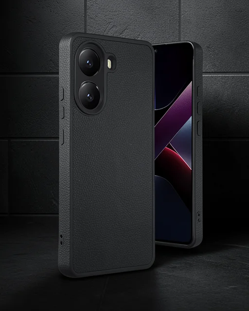 Xiaomi Poco X7 Pro Kılıf Aras Deri Kapak - Siyah