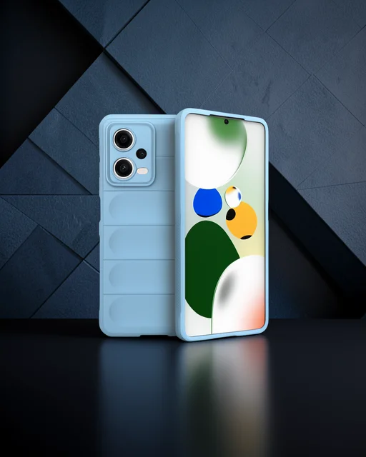 Xiaomi Poco X5 5g Kılıf Optimum Silikon - Sky Blue