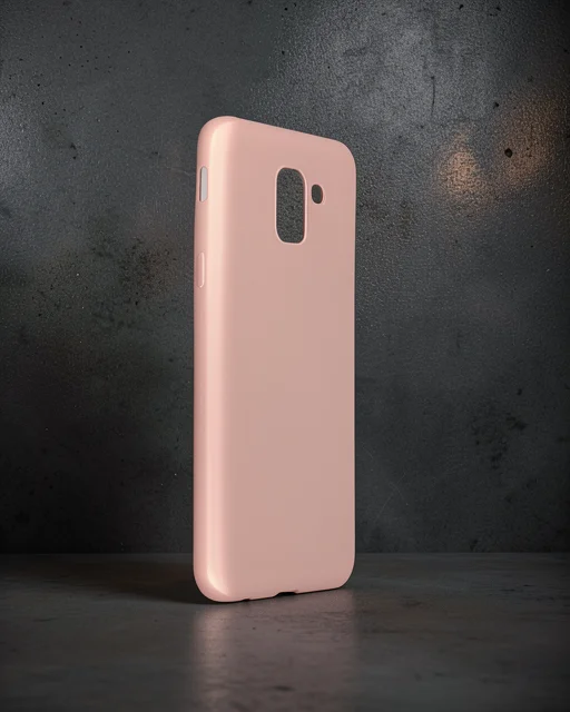 Samsung Galaxy J6 Kılıf First Silikon - Rose Gold