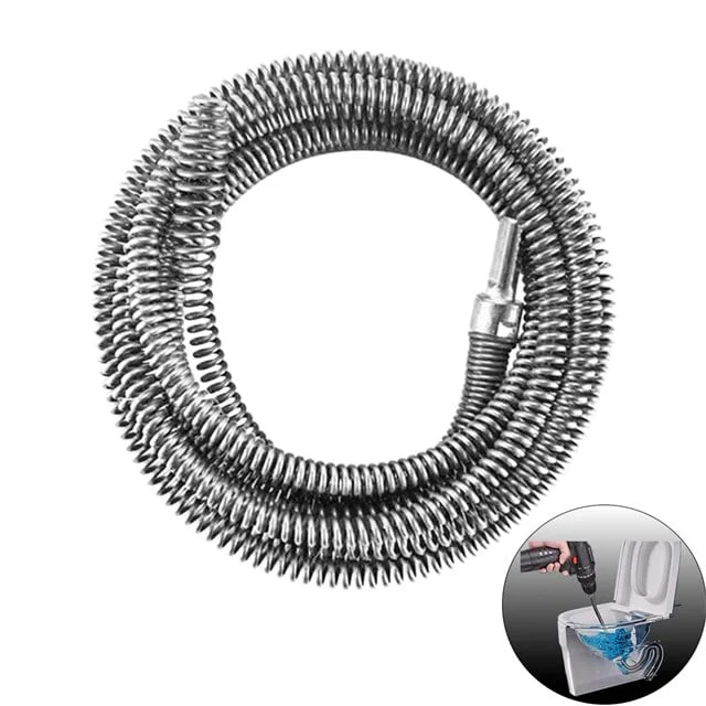 SN-38808 2 Metre 10 Mm Matkap Uyumlu Boru Temizleme Yayı
