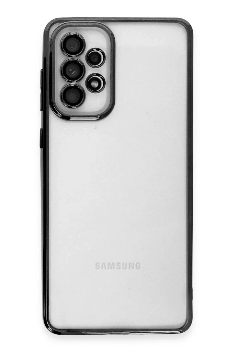 Samsung Galaxy A33 5G Kılıf Razer Lensli Silikon - Siyah görsel 2
