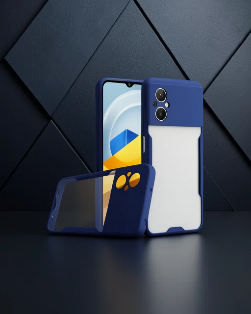 Xiaomi Poco M5 Kılıf Platin Silikon - Lacivert