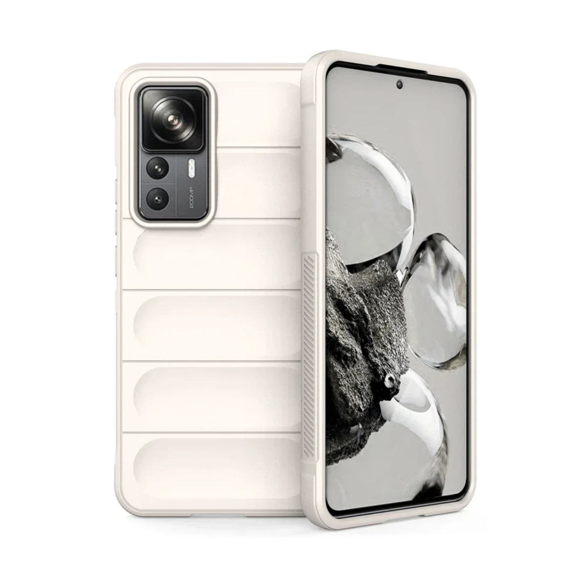 Xiaomi Mi 12T Pro Kılıf Optimum Silikon - Krem