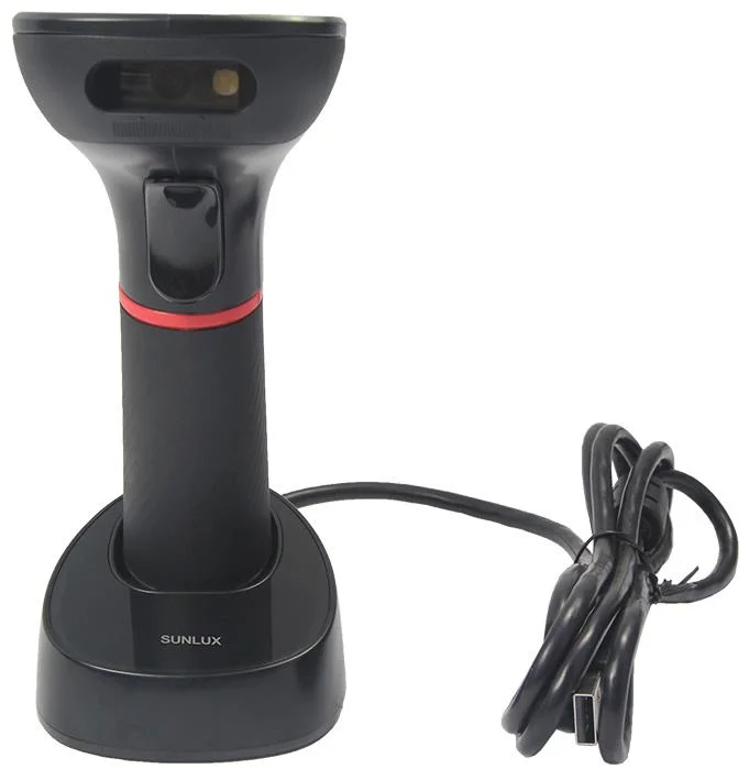 XL-9610 2D Karekod Kablosuz Usb Barkod Okuyucu + Cradle görsel 2