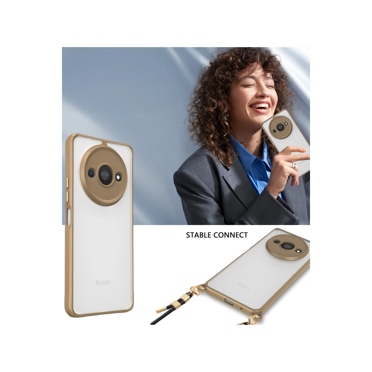 Xiaomi Redmi A3 4g Kılıf Penta Silikon Kılıf - Siyah görsel 3