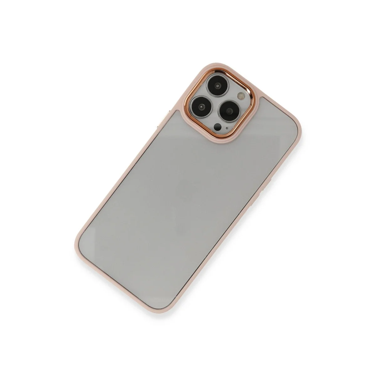 Apple İphone 14 Pro Kılıf Dora Kapak - Pudra görsel 3