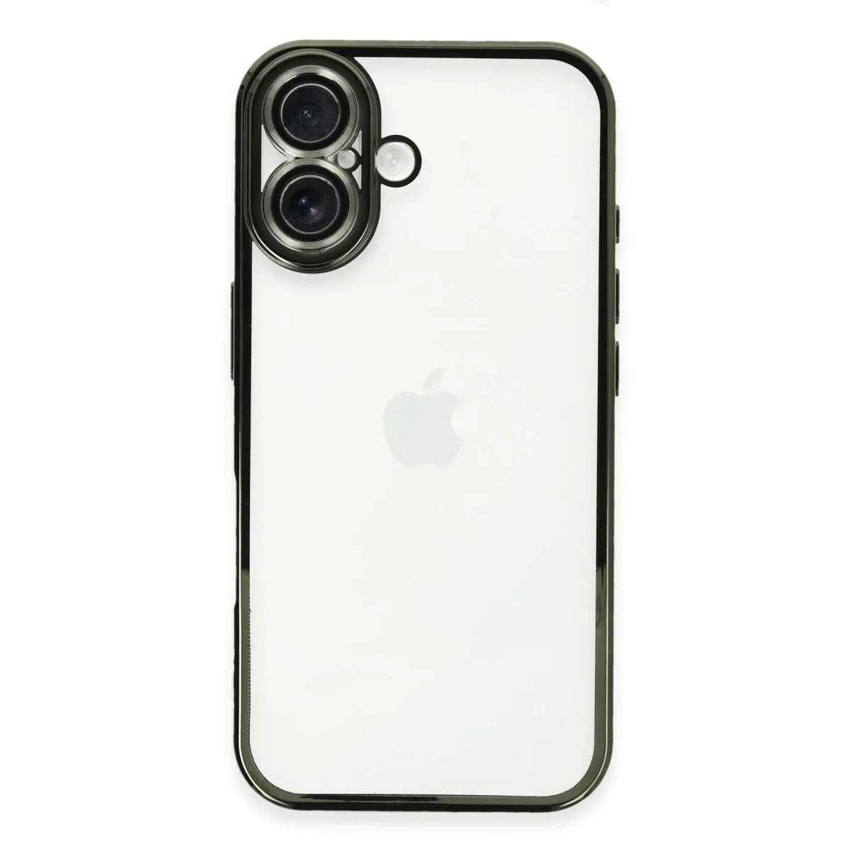Apple İphone 16 Plus Kılıf Razer Lensli Silikon - Yeşil