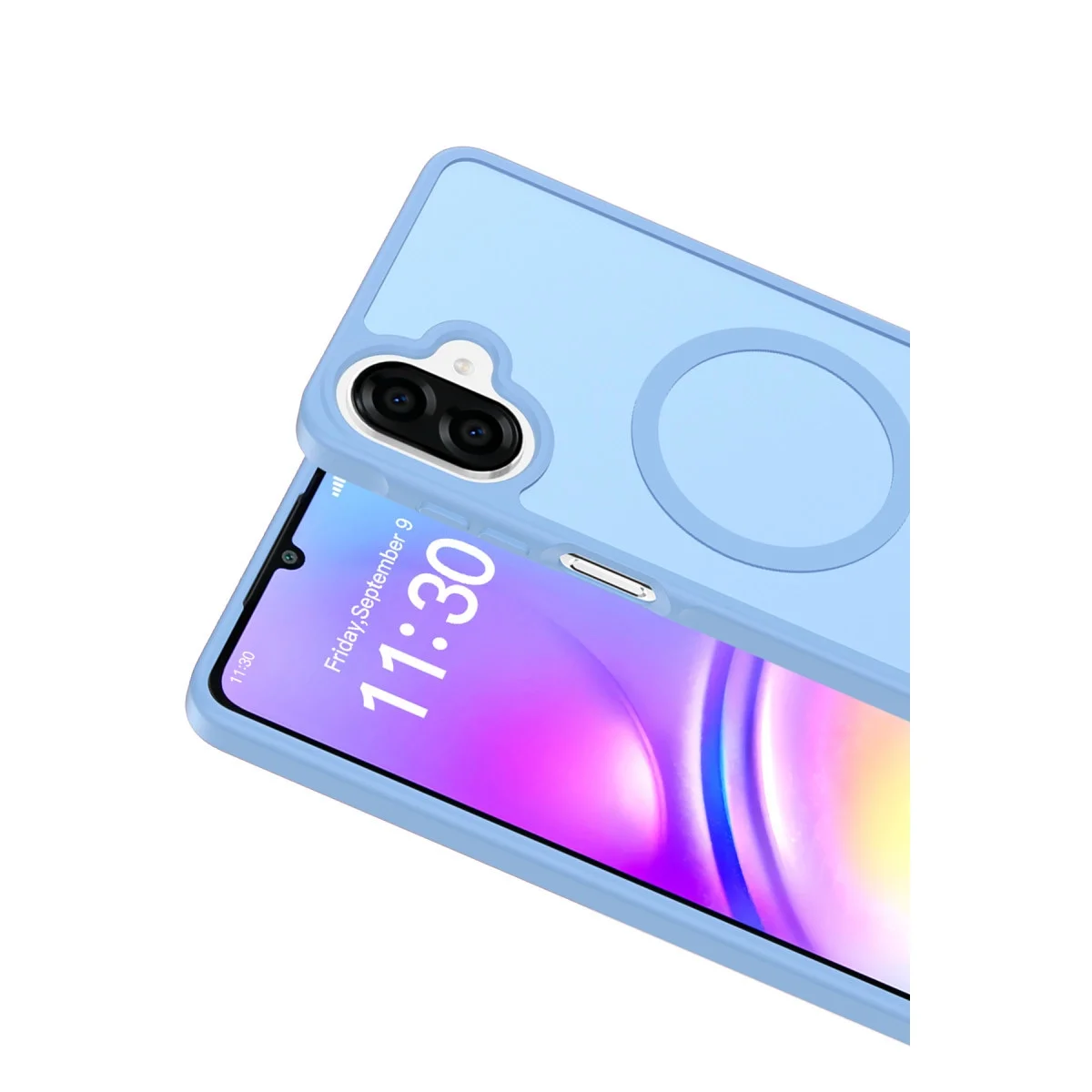 Joko Samsung Galaxy A07 4g Jota Magsafe Kapak - Açık Mavi görsel 3