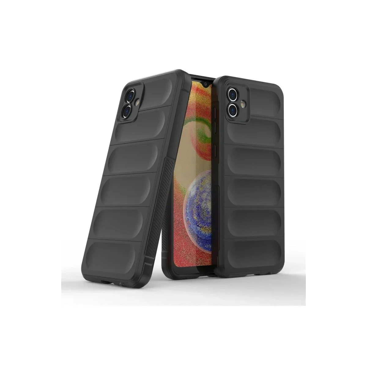 Samsung Galaxy A04 Kılıf Optimum Silikon - Siyah görsel 2