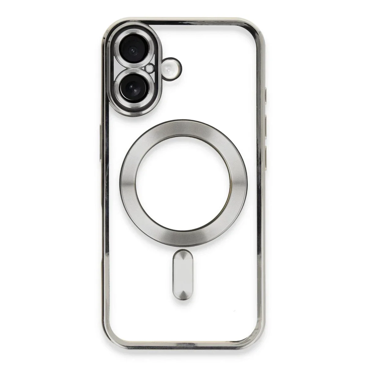 Apple iPhone 16 Kılıf Kross Magneticsafe Kapak - Gümüş görsel 3
