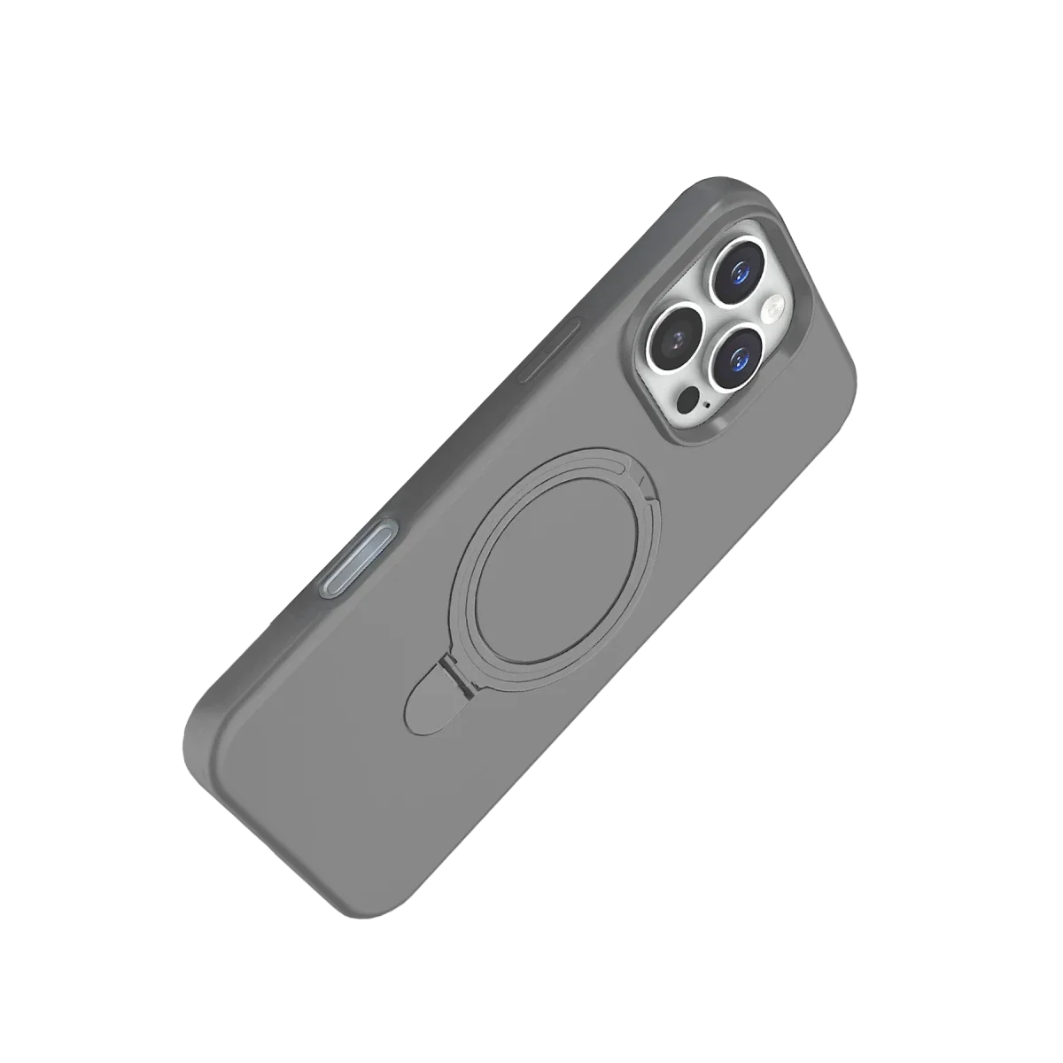 Apple iPhone 16 Pro Regal Magsafe Standlı Kapak - Titan Gri görsel 3