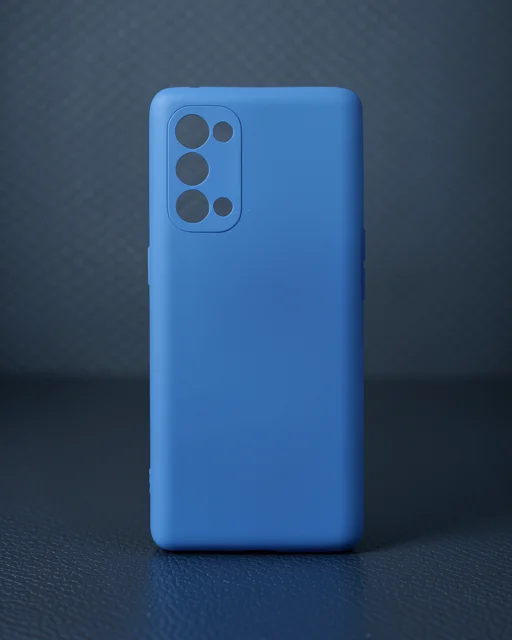 Oppo Reno 5 Pro Kılıf First Silikon - Mavi