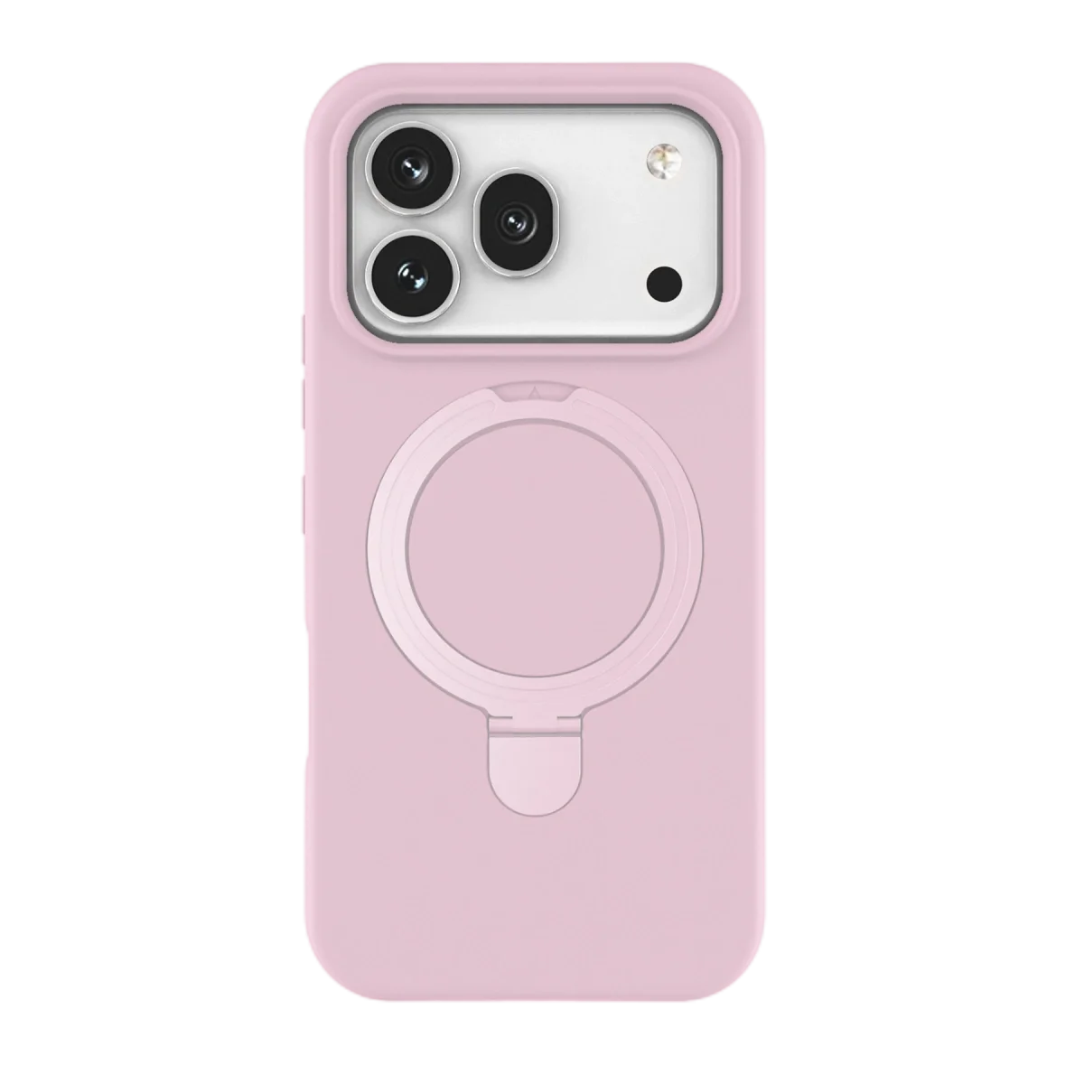 Huawei Honor 600 Pro Regal Magsafe Standlı Kapak - Açık Pembe görsel 3