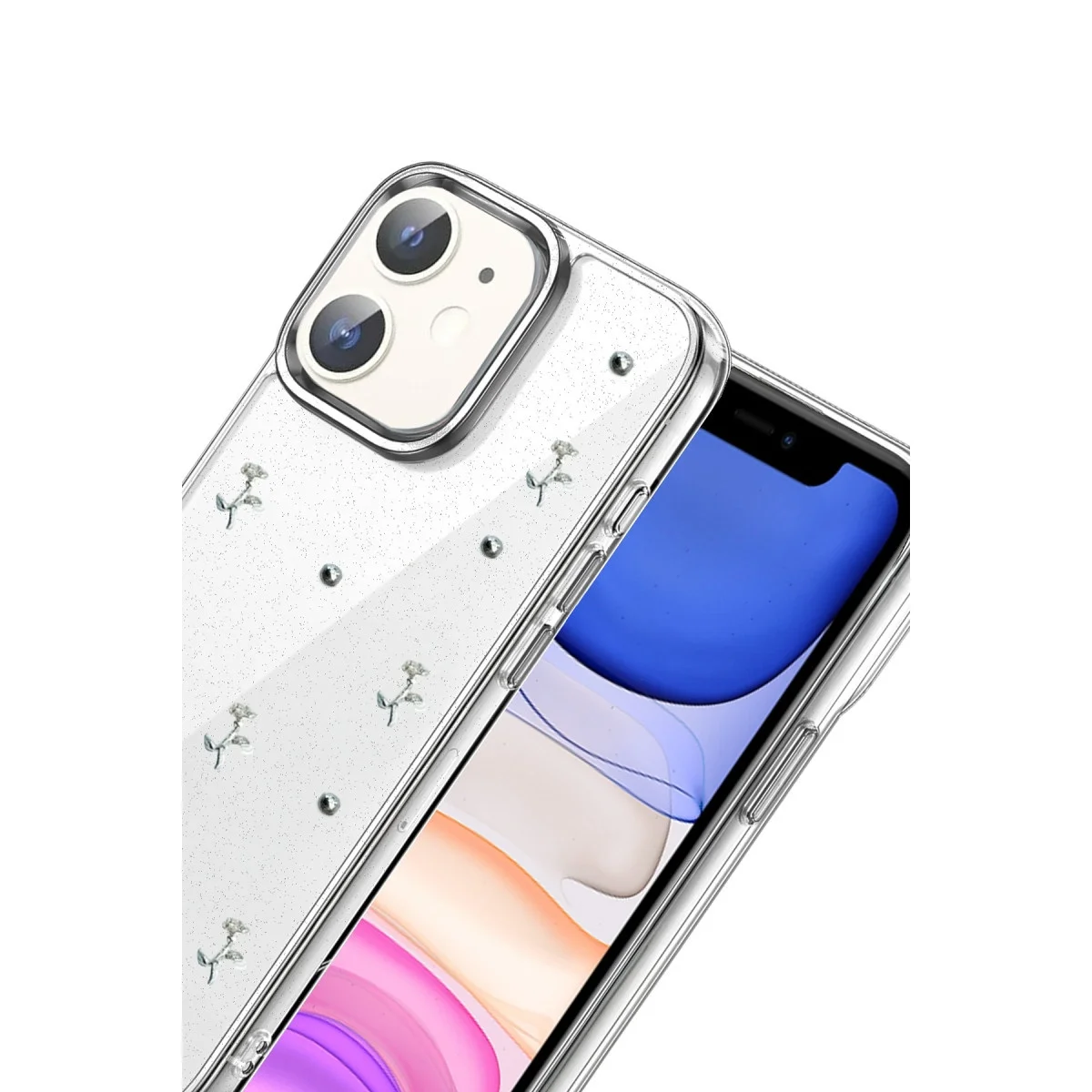 Apple İphone 12 Fiyonk Desenli Kapak - Desen 4 görsel 2