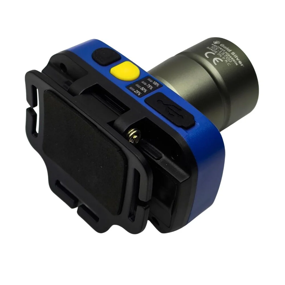 GS-15700 20W 2000 Lümen Sarı Beyaz Işık Zoomlu Şarj Edilebilir Kafa Feneri görsel 3