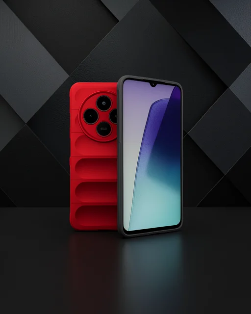 Xiaomi Redmi 14c Kılıf Optimum Silikon - Koyu Yeşil
