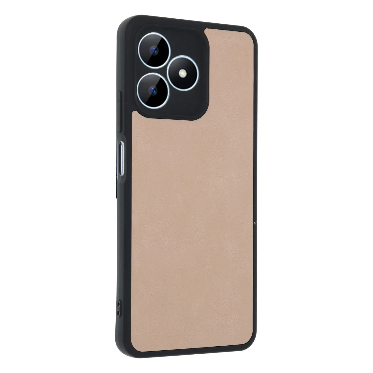 Realme Note 50 4G Kılıf Aras Deri Kapak - Pudra görsel 2