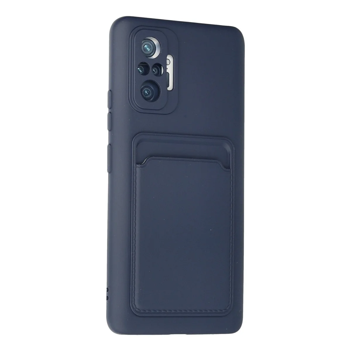 Xiaomi Redmi Note 10 Pro Kılıf Kelvin Kartvizitli Silikon - Lacivert görsel 2