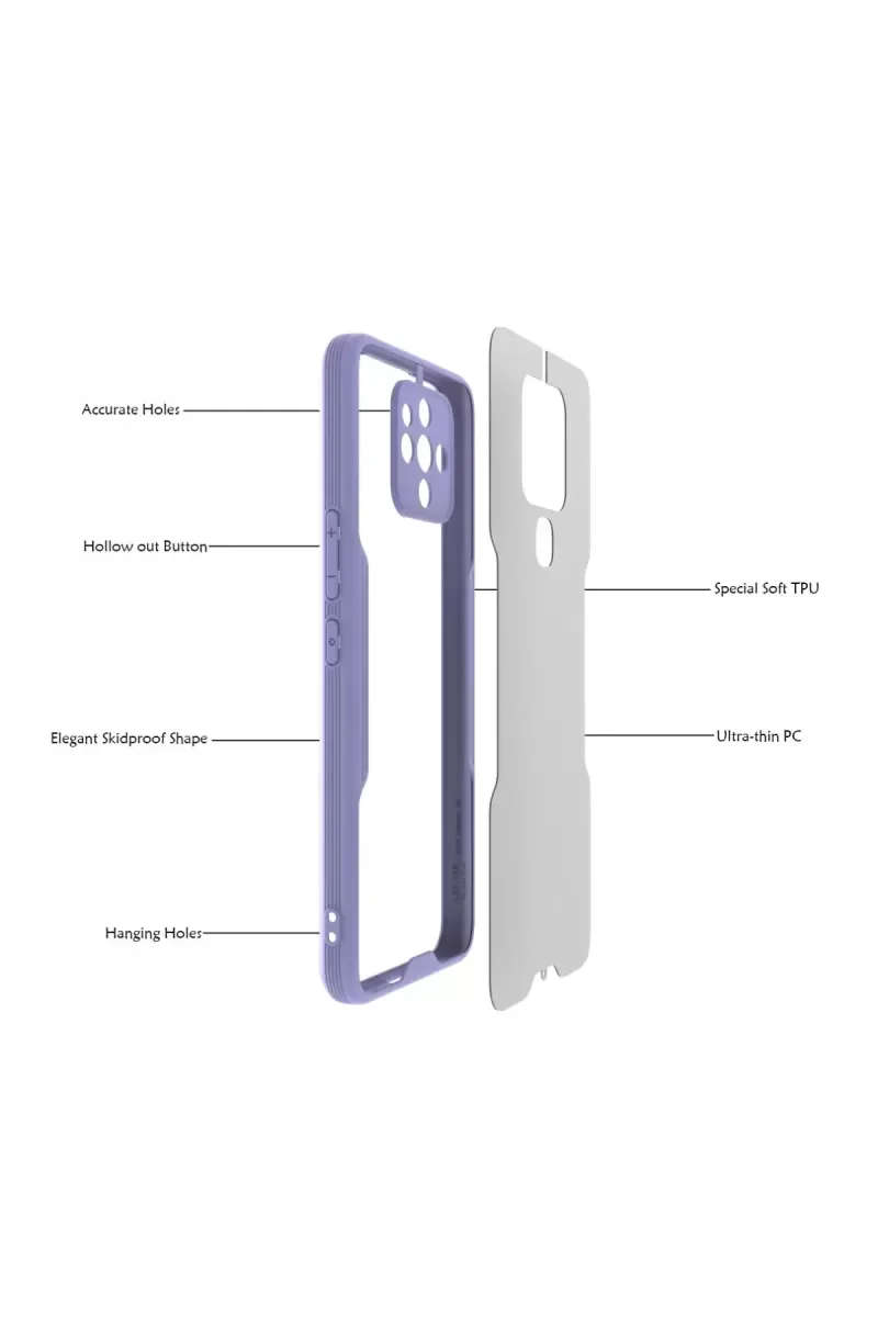 Tecno Camon 16 Kılıf Platin Silikon - Pembe görsel 2