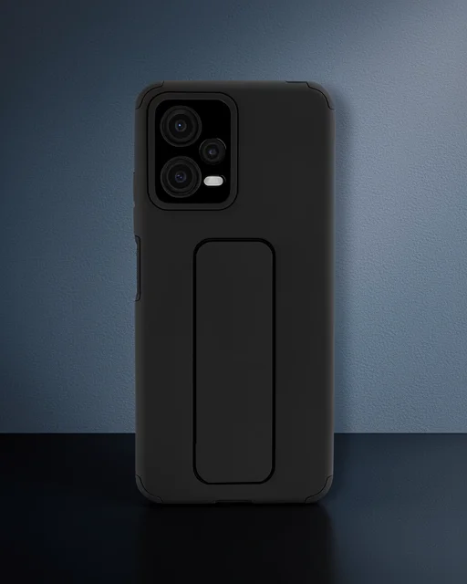 Xiaomi Poco X5 5g Kılıf Mega Standlı Silikon - Siyah
