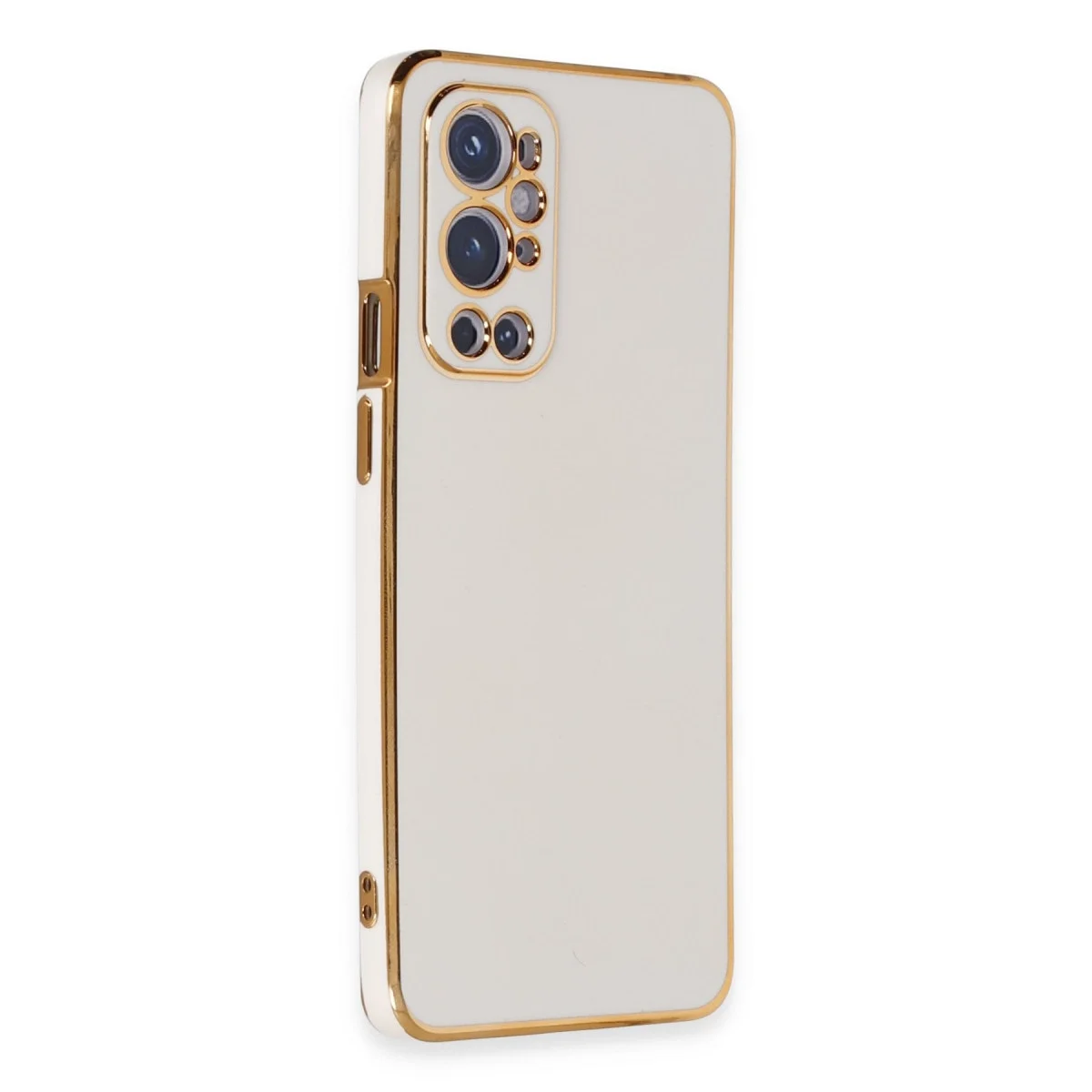 One Plus 9 Pro Kılıf Volet Silikon - Beyaz görsel 2