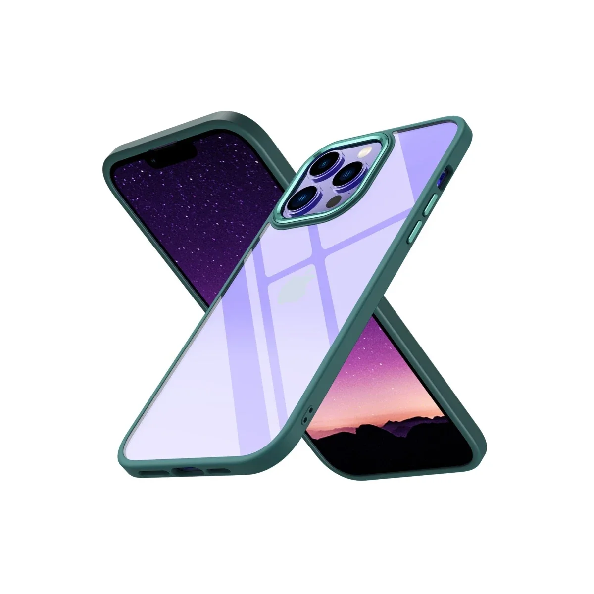 Apple iPhone 14 Pro Max Kılıf Power Silikon - Koyu Yeşil