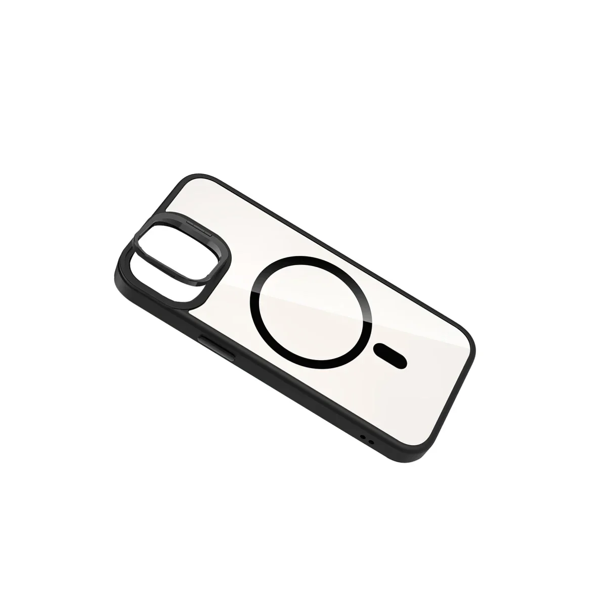 Joko Apple iPhone 11 Remim Lensli Magsafe Standlı Kapak - Siyah görsel 5