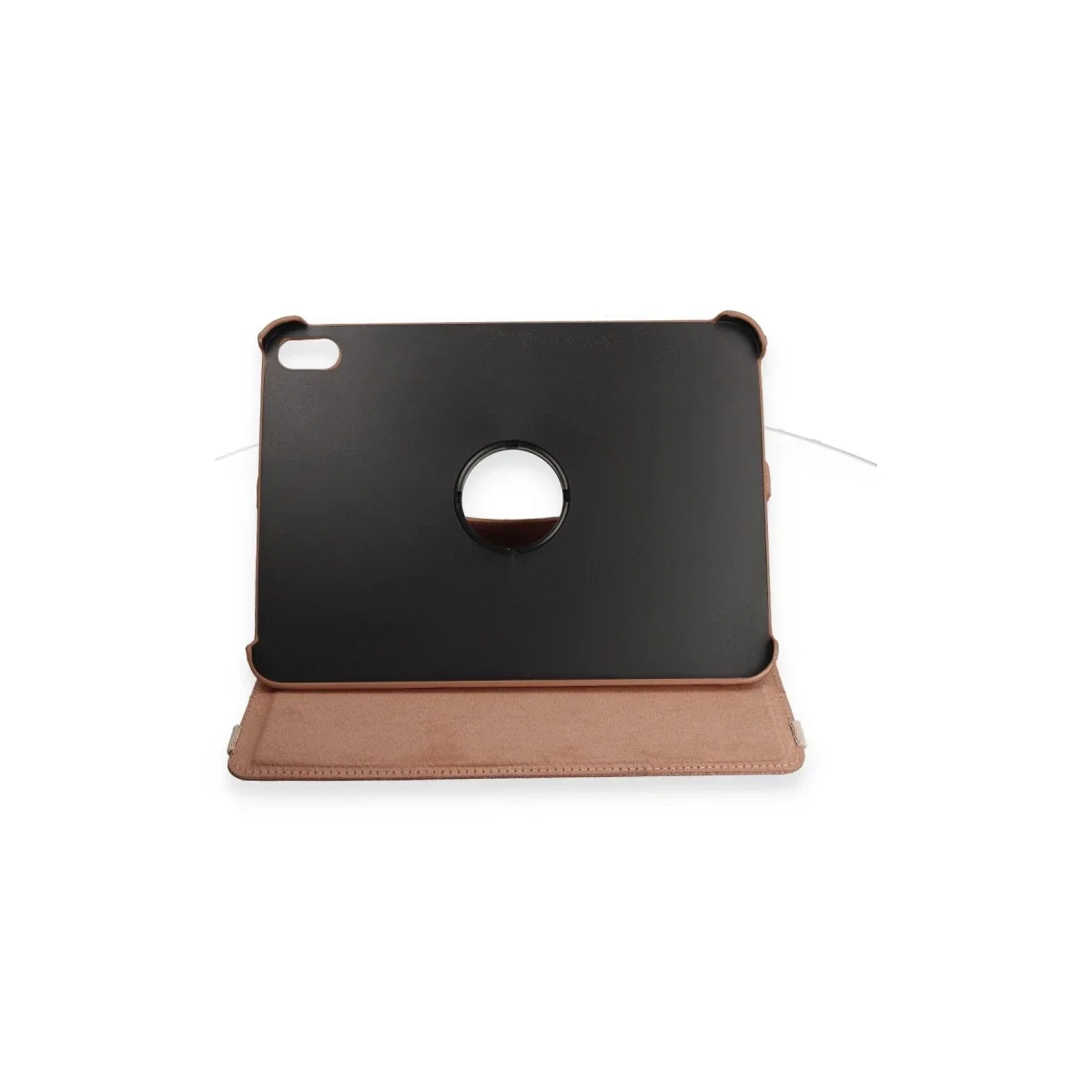 Apple iPad 2025 10.9 10.Nesil (A16) Kılıf 360 Tablet Deri Kılıf - Rose Gold görsel 3
