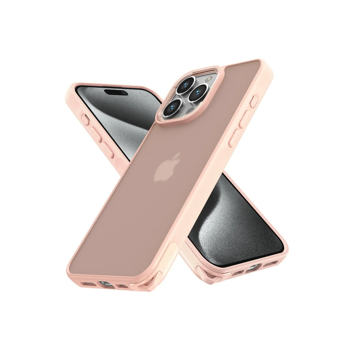 Apple İphone 14 Pro Kılıf Elegant Kapak - Pudra