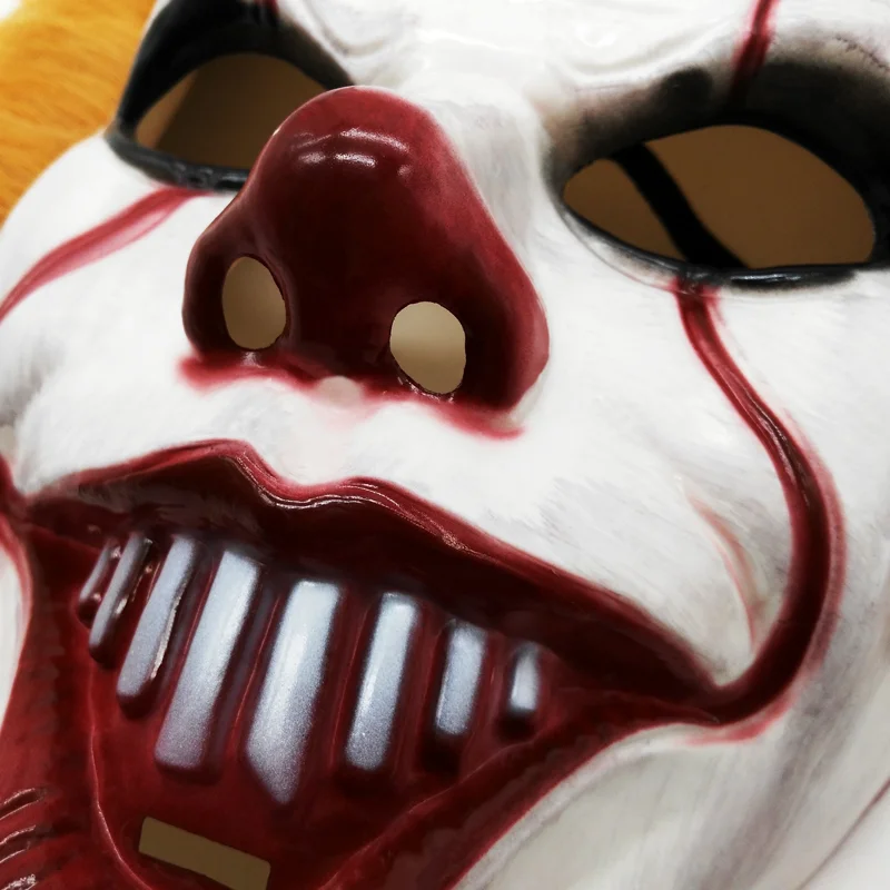 Plastik Joker Maskesi Killer Palyaço Maskesi görsel 5