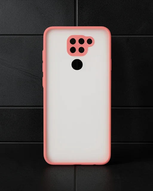 Xiaomi Redmi Note 9 Kılıf Montreal Silikon Kapak - Pembe