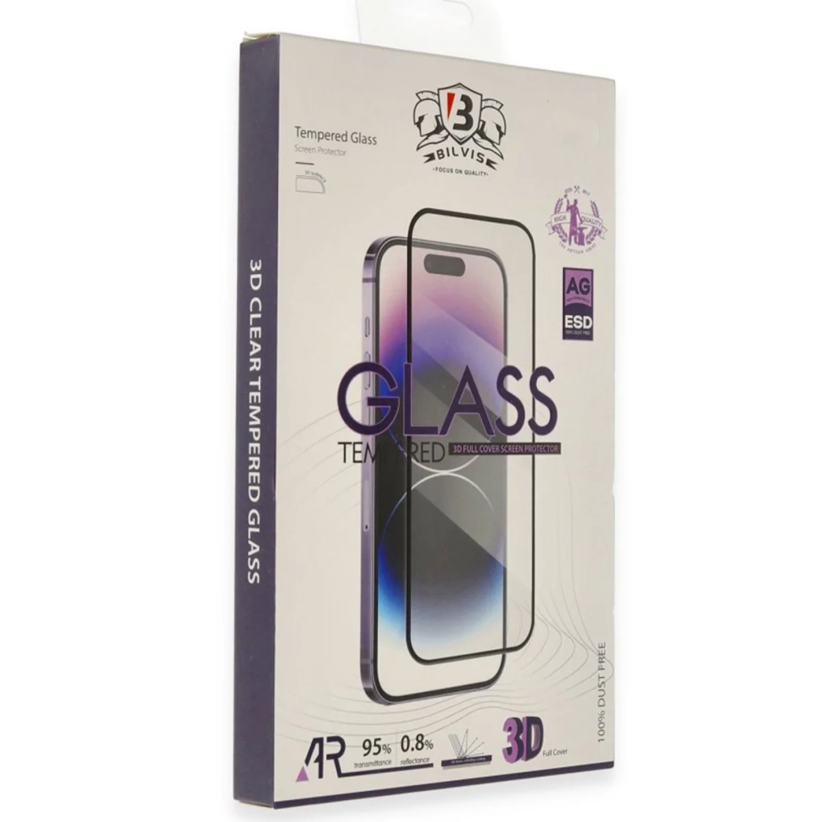 Apple iPhone 15 Bilvis 3D Cam Ekran Koruyucu