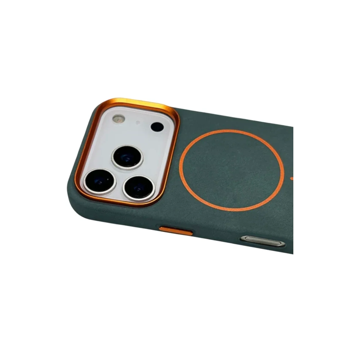 Joko Apple iPhone 17 Pro Max Luno Deri Magsafe Kapak - Yeşil görsel 3