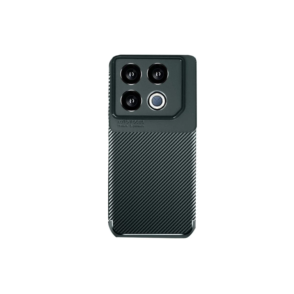 İnfinix GT 20 Pro Kılıf Auto Focus Karbon Kapak - Koyu Yeşil görsel 3
