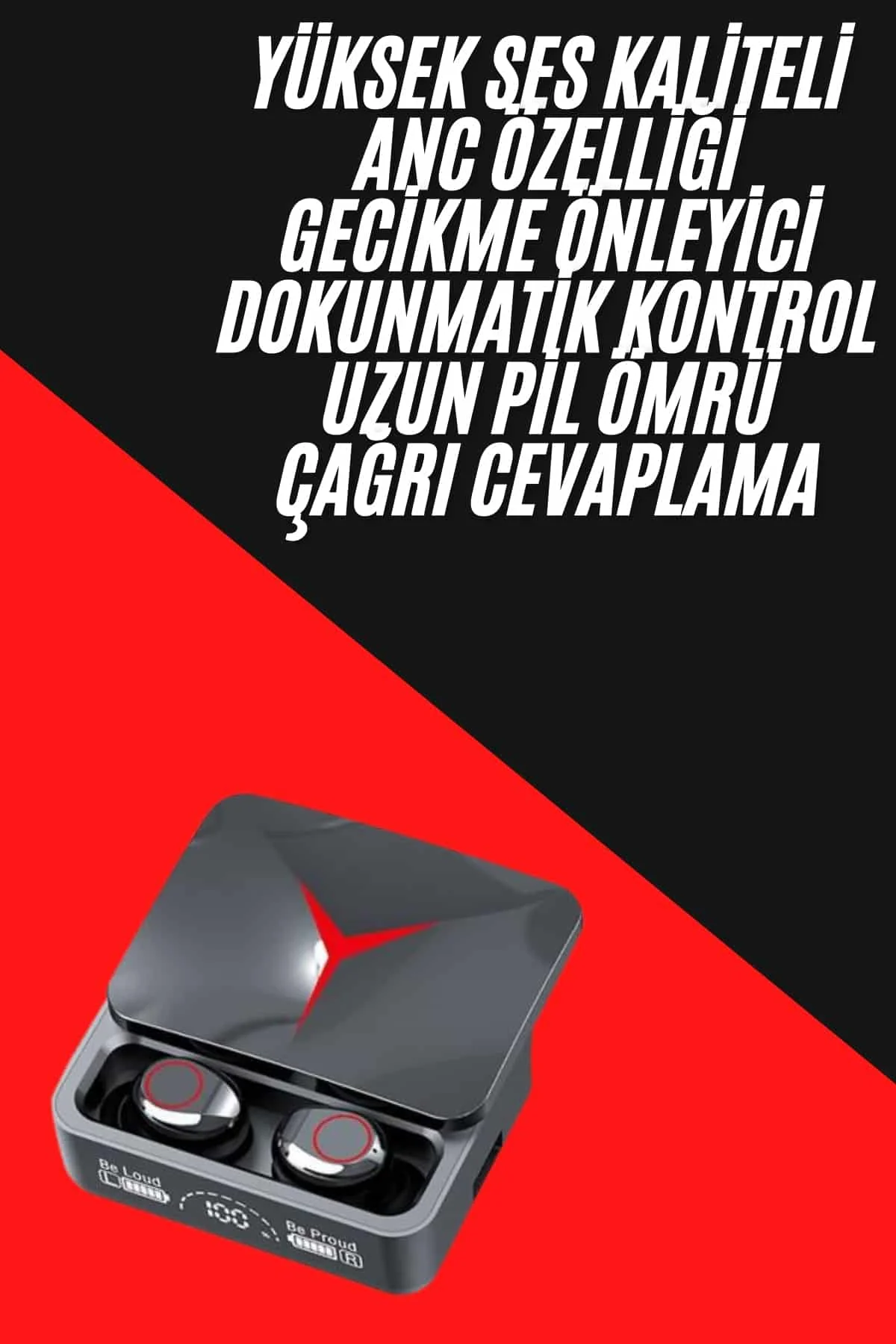 Tws Powerbank Kutulu Dijital Göstergeli Bluetooth Kulaklık Kablosuz Kulakiçi Kulaklık Yeni Nesil görsel 2