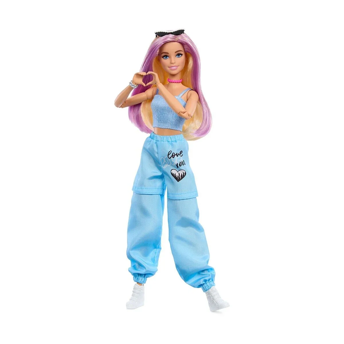 JNC61 Barbie DELUXE STYLE Fashion Build Up Doll and Accessories görsel 2