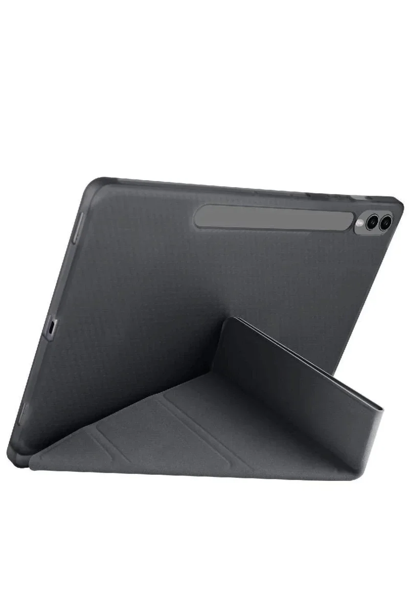 Samsung Galaxy X610 Tab S9 FE Plus 12.4 Kılıf Kalemlikli Mars Tablet Kılıfı - Siyah görsel 2