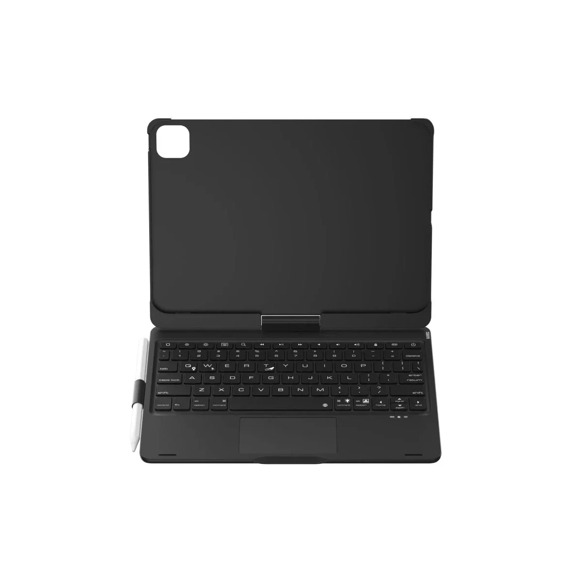Apple iPad Pro 11 (2024) F11 ATS Kılıf Magic Dönen Klavyeli Tablet Kılıf - Siyah