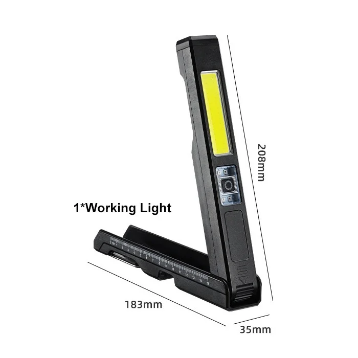 GS-2070 30W Şarjlı Mıknatıslı Katlanabilir LED Çalışma Tamirci Feneri görsel 8
