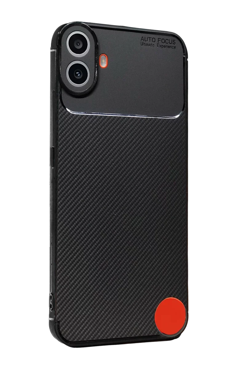 Nothing Phone Nothing CMF Phone 1 Auto Focus Karbon Kapak - Siyah görsel 2