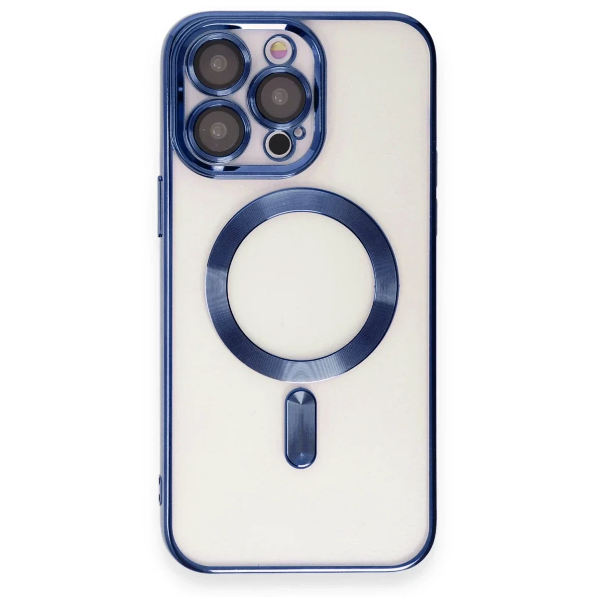 Apple iPhone 15 Pro Kılıf Kross Magneticsafe Kapak - Lacivert görsel 3