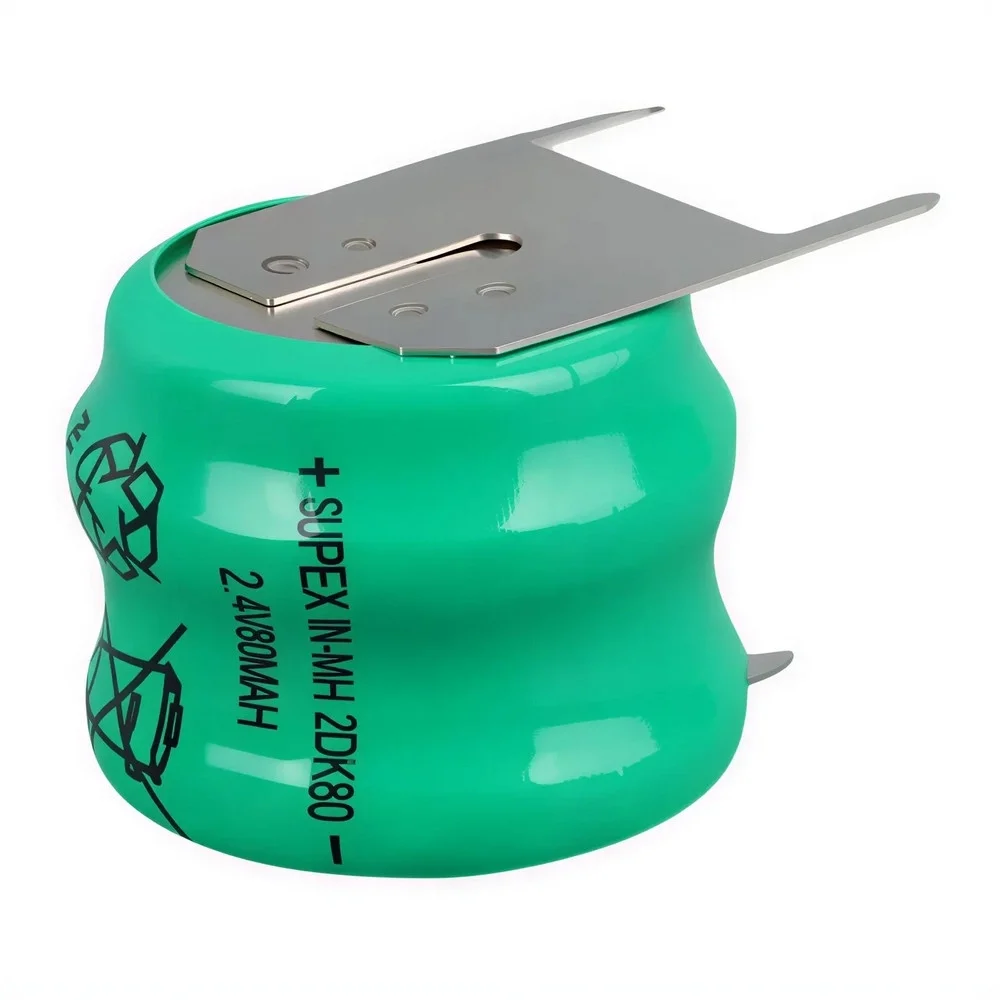 2DK80 2.4V 80mAh NiMH Hafıza Pili