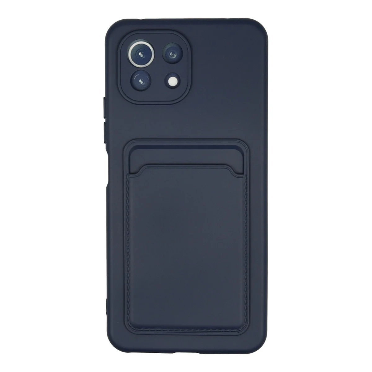 Xiaomi Mi 11 Kılıf Kelvin Kartvizitli Silikon - Lacivert