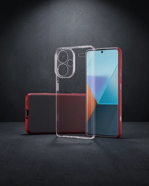 Xiaomi Redmi Note 13 Pro Plus Kılıf Lüx Şeffaf Silikon