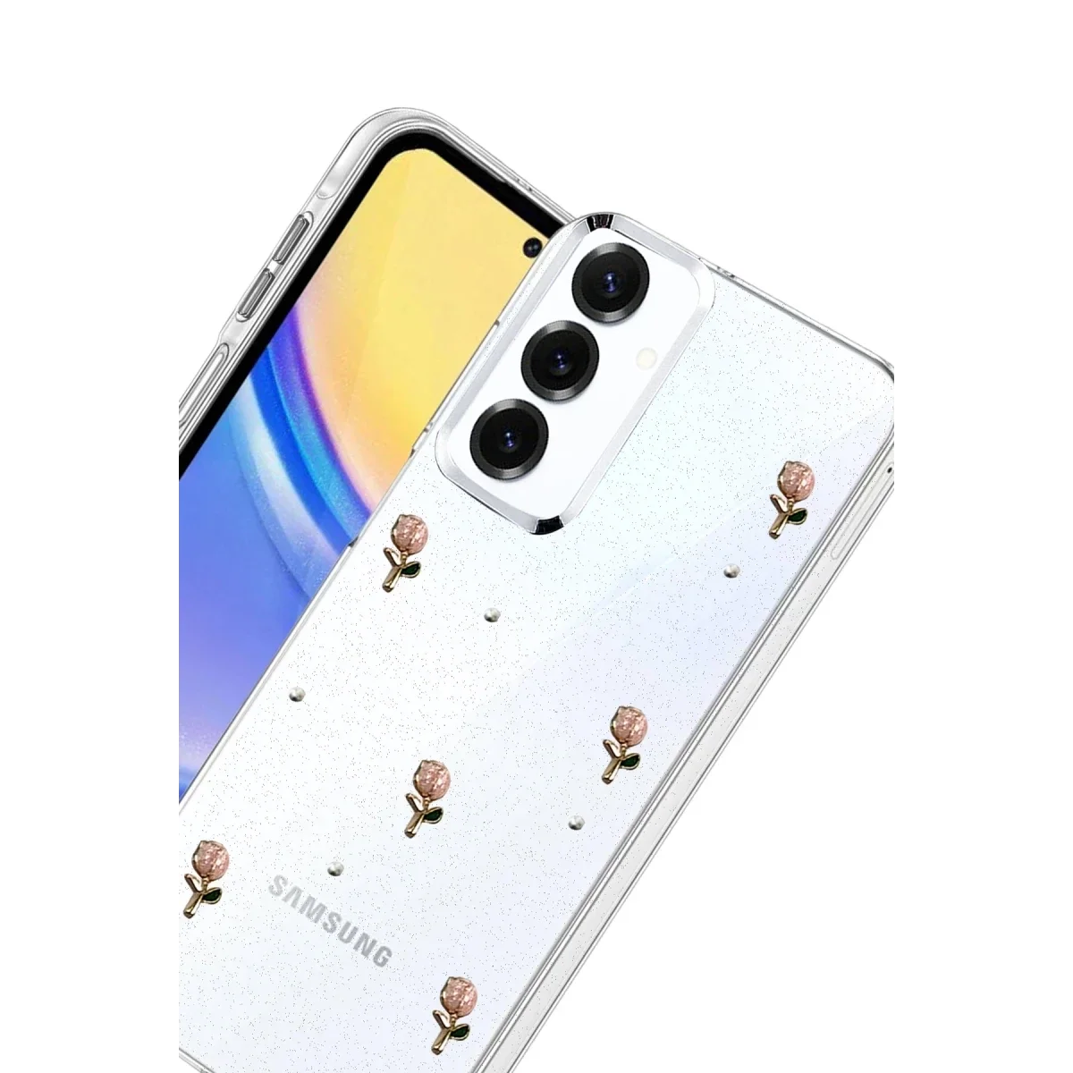 Samsung Galaxy A34 5G Fiyonk Desenli Kapak - Desen 6 görsel 3